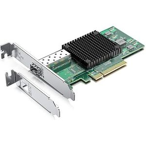 HCX GO Netwerkkaart 10GBase-T (10 Gbps) Grade Server, SFP+ interface gecertificeerd IEEE 802.3, PCIe x8, 82599EN chip, Compatibel Windows/Windows Server/Linux/Vmware Esxi
