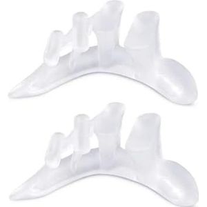 Zachte teenspreider Flexibele teenspreider Teennagelspreider Herbruikbare teenspreider Manicure teenspreider Teennagel Pedicure Tool Nagellak Teenspreider for Mannen En Vrouwen Herbruikbaar