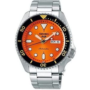 Seiko 5 Sports, Automatisch Horloge, SRPD59K1, Sports/Oranje