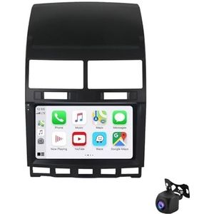 Android 12 autoradio 9"" Touchscreen Auto Stereo voor Volkswagen Touareg 2002-2010 Ingebouwde Carplay Android Auto Ondersteunt WiFi GPS Bluetooth USB Stuurbediening/Mirror Link(XY2 4Core 1+16G)
