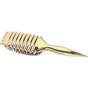Stylingborstel Curly Hair Brush Gold (goud) + gratis bonet