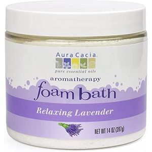 Aura Cacia Aromatherapy Foam Bath, Lavender 14 oz