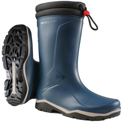 Dunlop - K454061 - Rubberlaarzen - Gevoerd - Blauw/Zwart