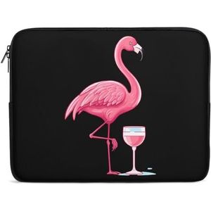 Flamingo Drinken Laptop Sleeve Tas Shockproof Notebook Computer Pocket Tablet Draaghoes