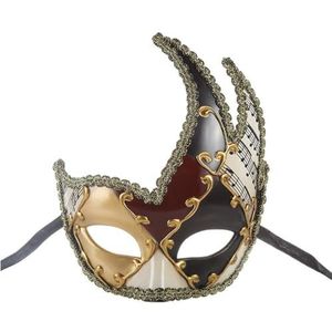 Sanfly Anime Maskerade Masker Mysterieus Masker Geschilderde Schoonheid Maskers Mode Venetië Masker voor Halloween Cosplay Party Mas