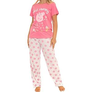 Peppa Pig Dames Pyjama Mama Pig Roze Large
