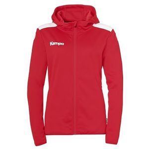 uhlsport Kempa Emotion 27 Handbal met capuchon voor dames en meisjes met gevoerde capuchon - fleece aan de binnenkant - met zakken met ritssluiting