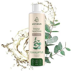 AROMATUM Sauna-Infusie, 250ml Sauna Infusion, Extract Concentraat met Eucalyptusolie, Sauna Oliën | BIO Etherische oliën Natuurlijke Sauna Infusion | Saunaolie voor Aromatherapie Intensief Aroma