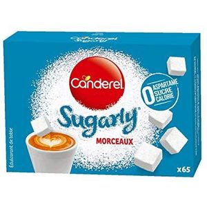 CANDEREL - Sugarly - Zoetstof - Sucralose - de smaak van suiker zonder calorieën - zonder aspartaam - doos 65 stuks - 5 stuks