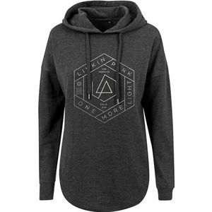 MERCHCODE Dames Linkin Park capuchontrui Oml oversized hoodie met band-logo-print (1 verpakking)