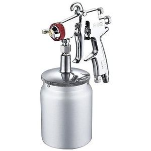 S710 Castreert Gun 1.0/1.3/1.5/1.8mm Mondstuk Airbrush for Auto Schilderen,Precisiecontrole(Lower Pot 1.5)