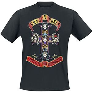 Guns N' Roses Appetite For Destruction - Cover T-shirt zwart XL