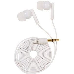 6 Pack - WHT Music/Call Earbuds -GP-35MM-WHI