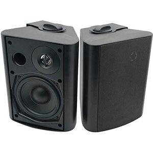 Herdio 5,25 inch, 300 W, Bluetooth-buitenluidspreker, 1 paar (zwart)