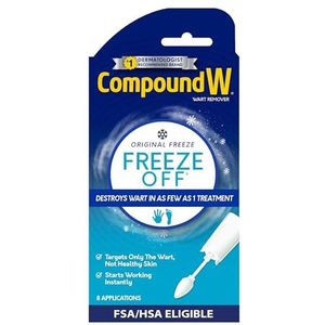 Compound W Freeze Off Wrattenverwijderingssysteem - Verwijdert effectief wratten in slechts één behandeling - 8 wegwerpapplicators