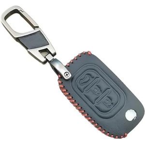 Autosleutel beschermhoes 3 Knoppen Lederen Sleutelhoes Voor LADA Voor Vesta Voor Granta Voor Kalina Voor Priora Sedan Sport Voor Fluence Voor Clio Voor Megane Sleutel Shell