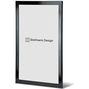 Stallmann Design Fotolijst New Modern | Kleur: Zwart Glans | Grootte: 80x80cm | Elegante lijst voor uw foto's en motieven