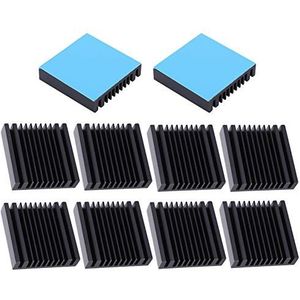 Koellichaam Koelvin Zelfklevend Aluminium voor Versterkers Moederborden Voedingen