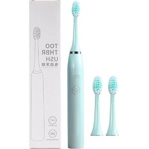 Ultrasone elektrische tandenborstel AA batterij aangedreven tandenborstel met 5 verzorgingsmodi met 3 borstels vervangende koppen set elektrische tandenborstel voor volwassenen Ipx7 met 3