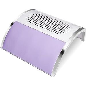 Nagelstofzuiger, elektrische nagelstofzuiger, 80W Nagel Stofafscheider Absorber for Nagel Geluidsarm Nagel Stofzuiger Afzuiginstallatie for Manicure Verzamelen Pedicure Gereedschap voor acrylnagelpoli