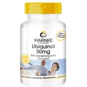 Ubiquinol Kaneka QH - Coenzym Q10 actieve vorm - hoge dosering - 120 capsules | Warnke Vitalstoffe - Duitse apothekerskwalitei