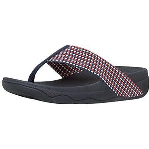 Fitflop Vrouwen Surfa Toe-Post Sandalen Flip Flop, Midnight Navy Mix, 42 EU