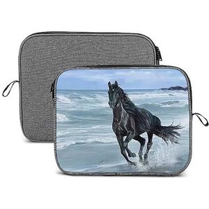 Wild Animal Horse(1) Laptop Sleeve Case Beschermende Notebook Draagtas Reizen Aktetas 13 inch
