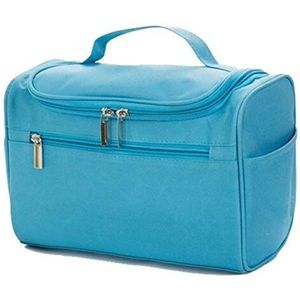 Dames heren grote waterdichte cosmetische tas reizen cosmetische tassen (Color : Sky blue)