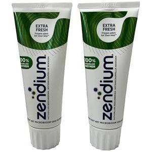 2x Zendium Fresh Mint met eiwitten en enzymen 75ml tandpasta NIEUW