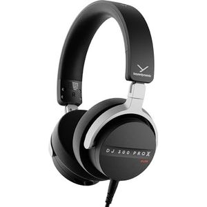 beyerdynamic DJ 300 PRO X CLUB Professionele 2-in-1 DJ-hoofdtelefoon, met individueel vormbare oordopjes en gesloten constructie voor professionele DJ's