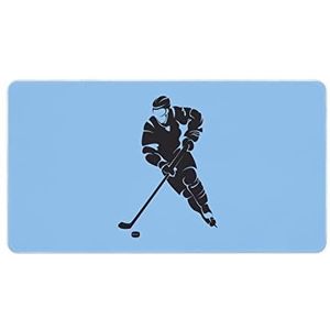 IJshockeyspeler Mode Bureau Muismat Antislip Gaming Muismat Accessoires Decor 40X75cm