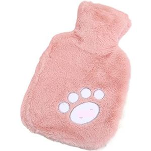 DieffematicRSD Warmwaterkruik Hand Warmer Thickened Rubber Water-filled Hot Water Bag Warm Portable Warm Water Bag (Color : Pink)