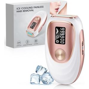 LYSMOSKI Laser Hair Removal, IPL Hair Removal with for Painless & Long-Lasting Result, Safe At-Home Hair Remover Device for Armpits Back Legs Arms Face Bikini Line