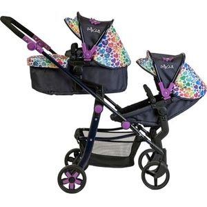 Daisy Chain Pinnacle-poppenwagen - Voor kinderen van 7 tot 13 jaar (Rainbow Hearts)