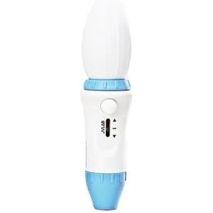 Pipetcontroller Levo capaciteit handmatige pipettor Pette pomp (0,1-100 ml) wordt geleverd met 3,0 um hydrofoob filter Eenvoudig te kalibreren(Blue)
