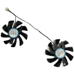 2 stuks/set, T129215SU, FD9015U12S, GPU-videoventilator, voor Sapphire RX 6600 6600XT 6700 XT PULSE, videokaartkoeling FDC10H12D9-C(FD9015U12S)