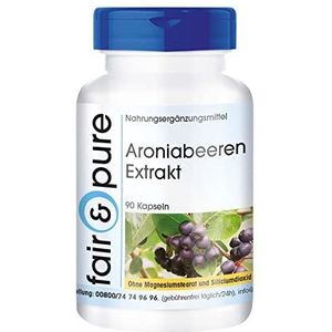Fair & Pure® - Aroniabes (appelbes) capsules - aronia extract met polyfenolen en anthocyanen - vegan - 90 capsules - zonder magnesiumstearaat