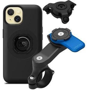 Quad Lock Stuur Telefoonhouder voor Motor met Trillingsdemper en MAG Hoesje voor iPhone 15