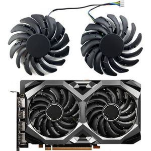 2 stuks/partij voor MSI RX6600XT MECH 2X V1 grafische kaart vervangende ventilator PLD09210S12HH
