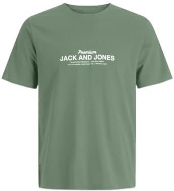 Jack & Jones Premium Shirt 'JPRBLAFERRIS'  lichtgroen / wit