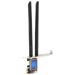 PCIE Wifi-kaart, IEEE 802.11ac 2.4G 5G Dual-band Draadloze Netwerkkaart 1200 Mbps voor Computer