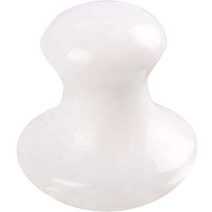 Witte Jade Paddestoel Massager Tool Energie Steen GuaSha Schrapen Terug Relax Lichaamsmassage 1Pcs