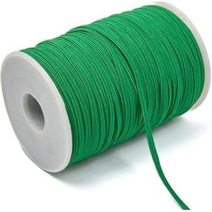 3mm 6mm Naai-elastiek Kleurrijke hoge elastische rubberen band voor kleding Tailleband Stretchtouw Haarelastisch lint 5y-groen-3mm 5yards