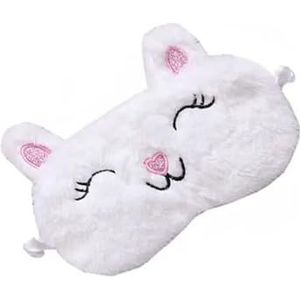 Schattig slaapmasker voor de ogen, pluche bandage, oogbedekking, slaapdroom voor meisjes en vrouwen, dierenoogbescherming, dutje, ontspanning, gezondheidszorg slaapmasker(9)