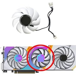 Voor COLORFUL voor GeForce RTX2060 12GB iGame Ultra OC White grafische kaart vervangende ventilator(Middle fan)