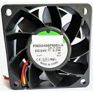 HZDO 6038 24V 5.3W PMD2406PMB3-A 2wire 3wire Cooling Fan PMD2406PMB1-A(PMD2406PMB3-A F.GN)