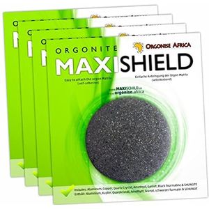 Orgonit-MaxiSchild - (4-delige verpakking) bescherming voor smartphone, tablet en draadloze router