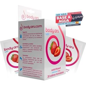 Monodosis Gel Lubricante Base Agua Fresa Ácida 20 x 4 ml