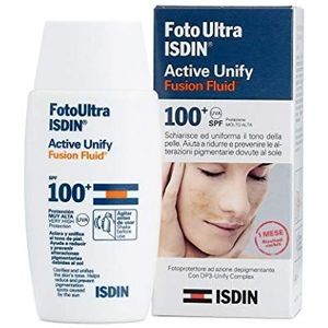Isdin - FotoUltra Active Unify - Zonnebrandcrème - SPF 100+ - 50 ml