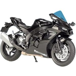 Voor Kawasaki Voor Ninja ZX-10R 2021 1:12 Zware Locomotief Hoge Simulatie Diecast Model Auto Collectie Speelgoed Geschenken (Color : Black)